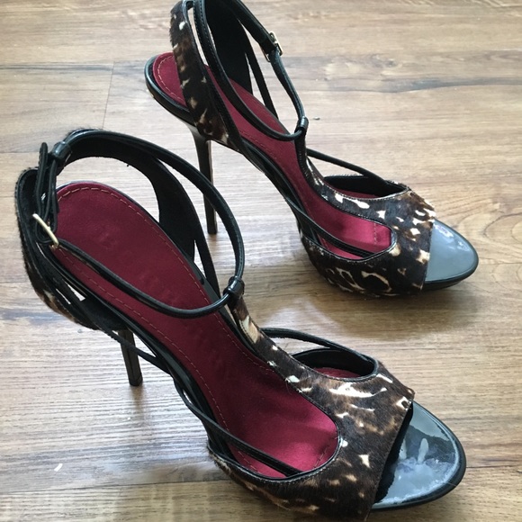 Burberry Leopard Heels 39 - Picture 1 of 4